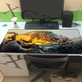 

XGZ Large Mouse Pad Fantasy Animal World Black Locking Edge Computer Desk Mat Speed Sliding Lol Csgo Dota Gamer Xxl