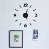 3D Mirror Number Wall Clock Stickers 40cm Modern Design DIY Digital Wall Clocks for Home Art Living Room Office Decoration Clock 5