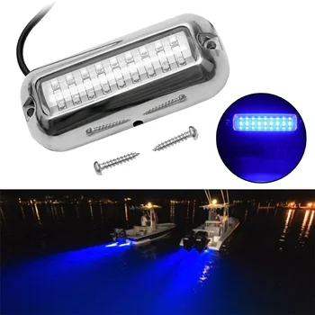 

27LED Boat Transom Light Underwater Ship 316 Stainless Steel Accessories