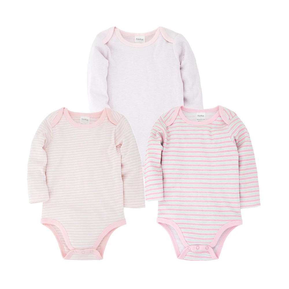 Одежда для новорожденных Комплект из 3 предметов Пижамы малышей bebe fille Хлопковые