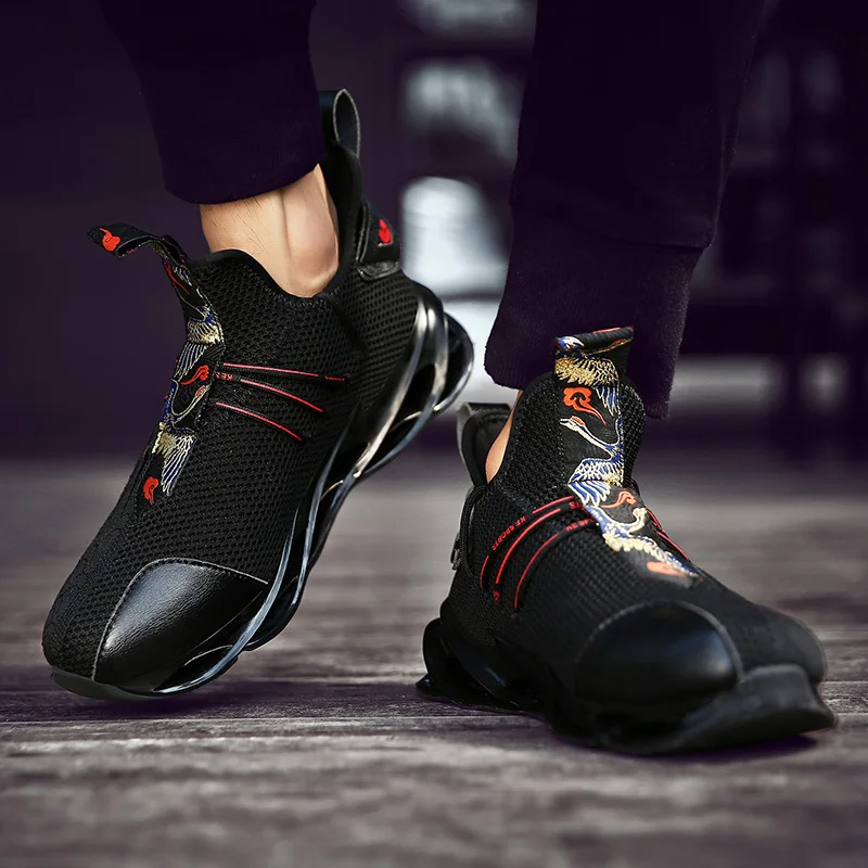 Китайская обувь кунг-фу для мужчин; обувь с открытым верхом; повседневные дышащие кроссовки; Zapatos De Hombre; Новинка года; спортивные мужские кроссовки; VIP LINK