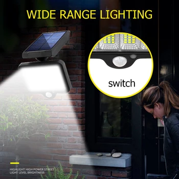 

Waterproof LED Garden Park Porch Lighting Solar Motion Sensor Outdoor Wall Light Wall Street Light Waterproof Lamp