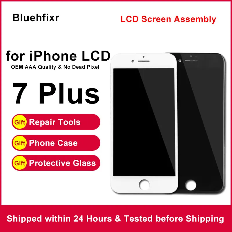 

White/Black Brand New for iPhone 7 Plus LCD Display Touch Screen Digitizer Grade AAA+++ HD Quality LCD for iPhone 7 Plus Screen