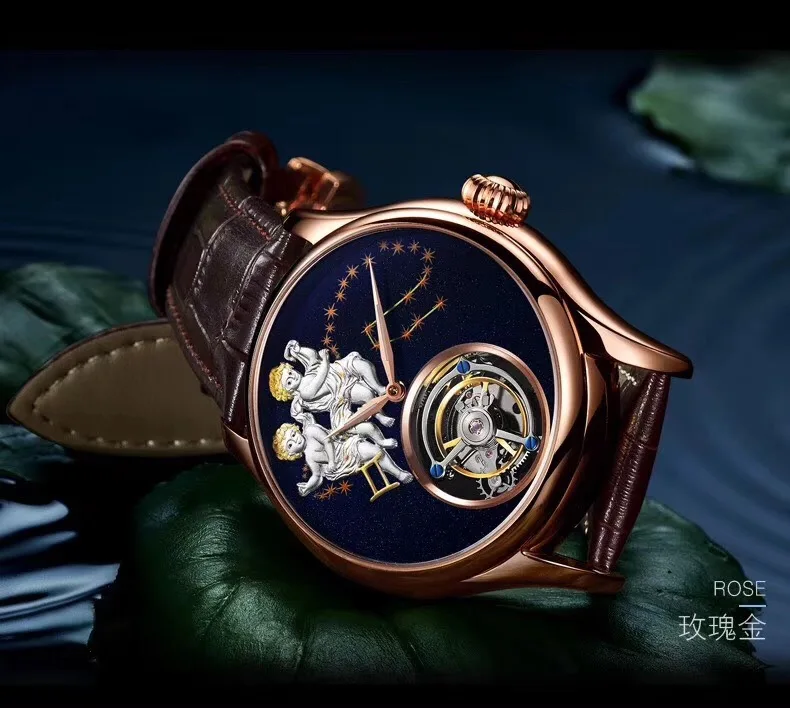 

WG09204 Mens Watches Top Brand Runway Luxury European Design Automatic Mechanical Watch
