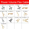 Volume&Power Side Button For Nokia 6 6.1 6.2 7 7.1 7.2 8 8.1 X7 X6 Plus 2017 2022 On/off Power Volume Control Flex Cable Parts ► Photo 1/6