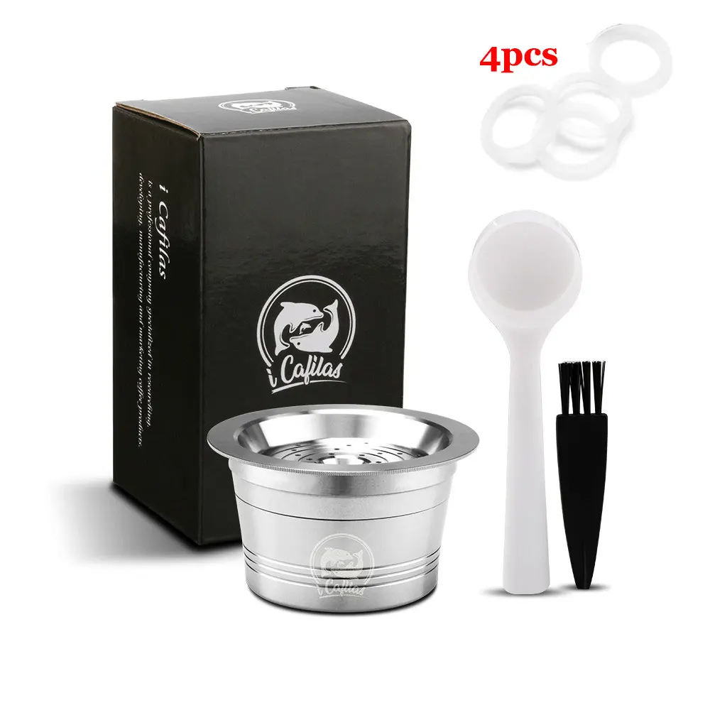 AS PICTURE Многоразового использования наполнение кофе капсулы для Tchibo cafessimo& K fee ALDI Expressi Кофеварка из нержавеющей стали металлический фильтр Pod - Цвет: AS PICTURE
