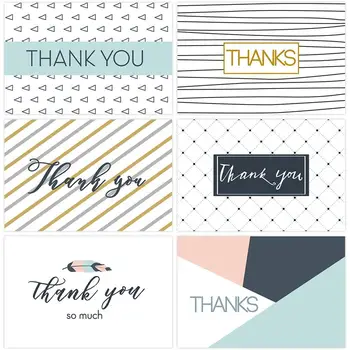 

Tinksky 30PCS Thank You Cards Set DIY Stickers for Bridal Shower Birthday Graduation