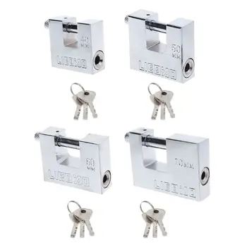 

2020 New Steel Burglar Padlock Security Safety Lock Antique Horizontal Opening