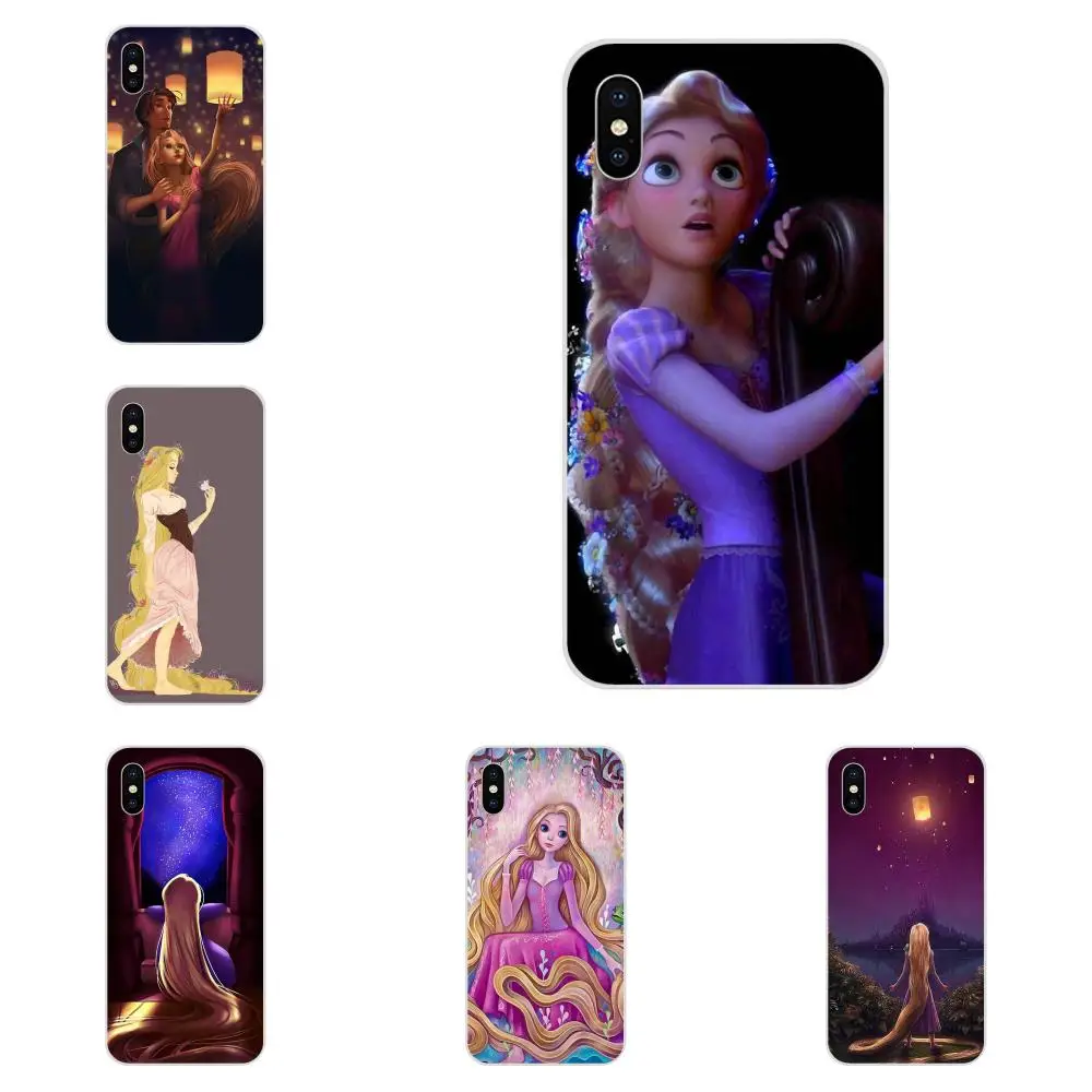 

TPU Print Case For Huawei P7 P8 P9 P10 P20 P30 Lite Mini Plus Pro Y9 Prime P Smart Z 2018 2019 Lights Tangled Rapunzel Princess