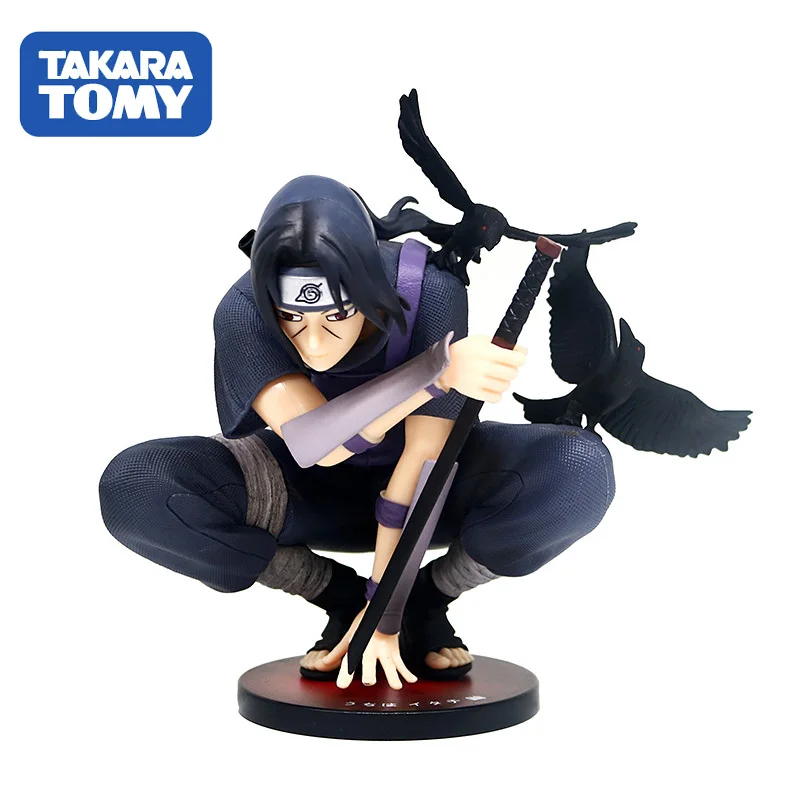 Японская аниме фигурка TAKARA TOMY позиция приседания Учиха Итачи удзумаки