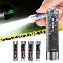 

Super LED Strong Flashlight 400LM Waterproof Keychain Flashlight Outdoor Mini Pocket Flash Light For Camping Cycling Hiking
