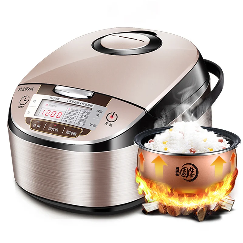 Rice Cooker 4l Home Smart 1 Large Capacity 3 Steam Rice Cooker Pot Dormitory Official 5 Flagship