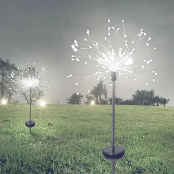 

Solar Energy Creative Fairy Bouquet Dandelion Lights Solar Fairy Light Firework String Light Festival Christmas Home Xmas Decor