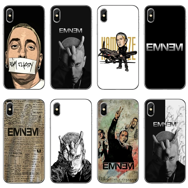 Чехол Rapper Eminem для телефона Samsung Galaxy Note 10 9 8 5 4 S10E S10 Lite S9 S8 S7 S6 Edge Plus S5 S4 Mini | Мобильные