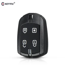 Keyyou 10 pçs/lote estilo do carro 4 botão remoto escudo da chave do carro para fx330 controle positron alarme carro chave brasil