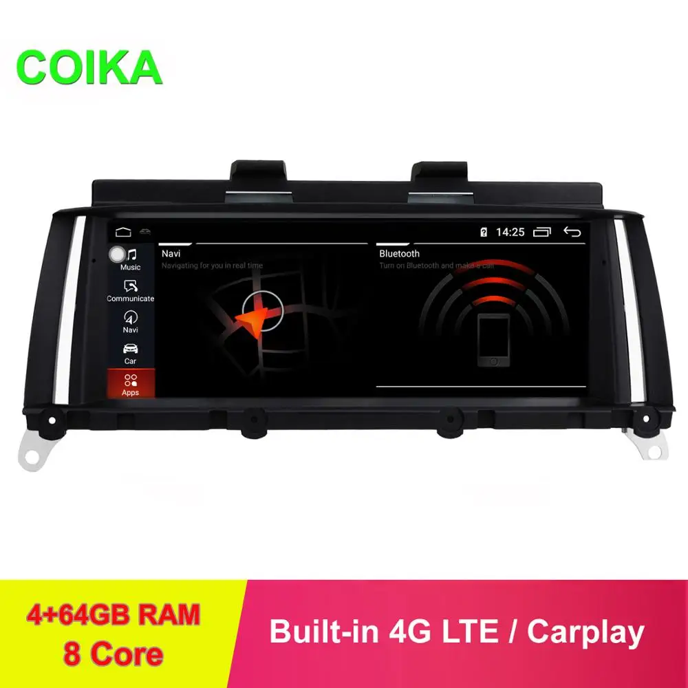 COIKA 8," ips экран Android 9,0 система автомобиля gps Navi плеер для BMW X3 F25 X4 F26 2011- Радио стерео с 4+ 64 Гб ram Zlink