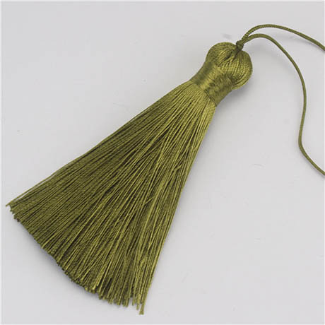 8cm Silk Tassel Pendant Accessories for Jewelry Making Satin Tassel Fringe Trim DIY Earrings Handmade Crafts Findings