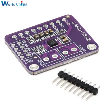 

MAX98306 Amplifier Board Stereo 3.7W Class D 5 Pin-Selectable Gains Overcurrent Protection for Phones Speakers MP3 Audio Player