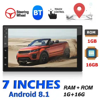 

9217 Android 8.1 Car Stereo MP5 Player GPS Navigation WiFi AUX USB FM Radio Receiver In Dash Head Unit