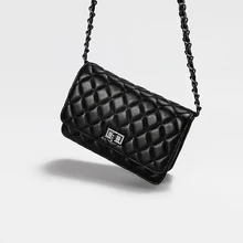 Сумки из натуральной кожи для женщин первый слой из овечей кожи женская сумка почтальона высокого качества сумки на плечо дизайнерские цепи ремень сумки