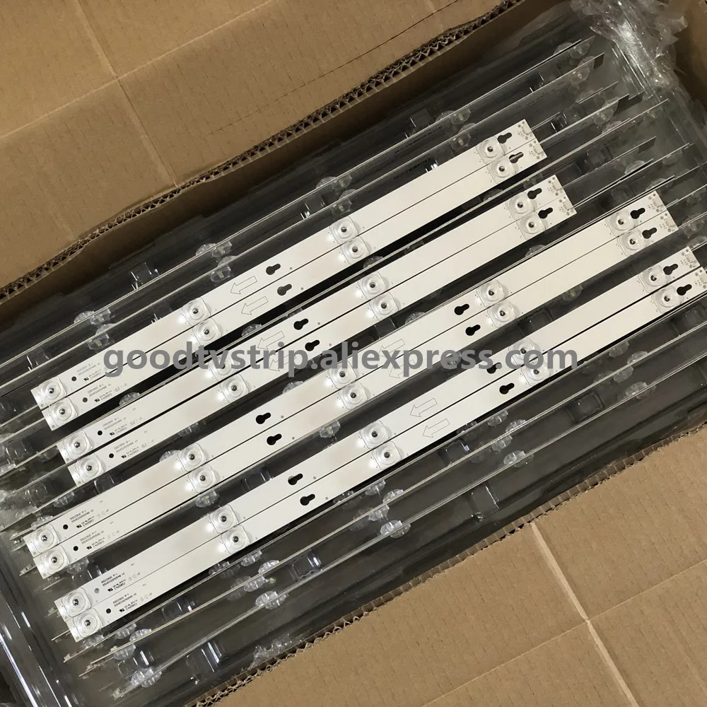 Светодиодный Подсветка полосы (8) для TCL L55S4900FS L55S4900 TOT 55D2900 L55P2 L55E5800A 55S403 55S405 55S401 U55P6006