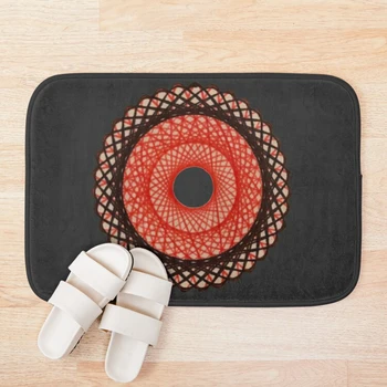 

Spirograph Halloween Misc Pattern 1 Bath Mat 3d Pattern Print Bath Mats Anti Slip Soft Washable Bathroom Mat