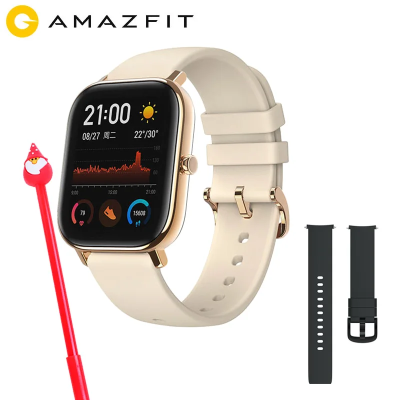Amazfit GTS глобальная версия Смарт спортивные часы GPS 5ATM водонепроницаемые 1 65 &quotAMOLED
