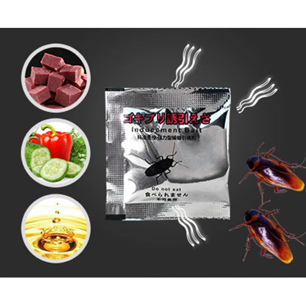 Nuova trappola per scarafaggi Pitfall House Killer Bug Insect Net Bait Catch Glue Home Pest Control Roach Black