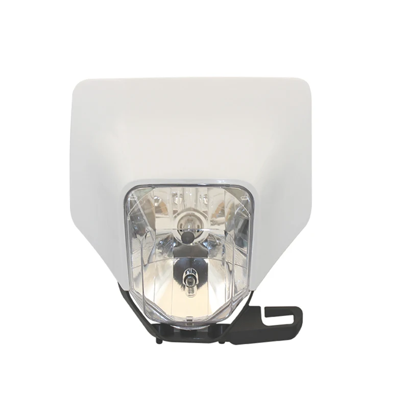 Powermotor da Motocicleta Luz para Ktm Branco Supermoto Farol Lâmpada Cabeça Husqvarna fe te 2020 17 mx Bicicleta Sujeira Enduro 8 Computers & Electronics