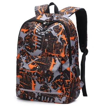 

Large Capacity USB Charging Backpacks With Notebook Computer Compartments For High School College Kids Students Men Women Travel