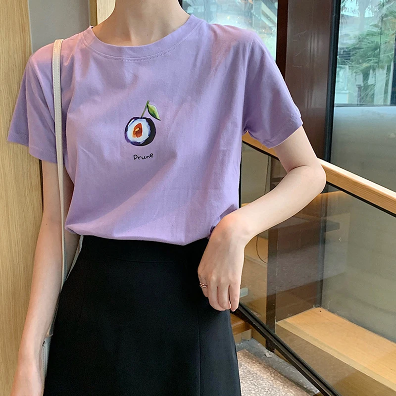 Милая Белая футболка с авокадо из мультфильма короткая женская для веганов