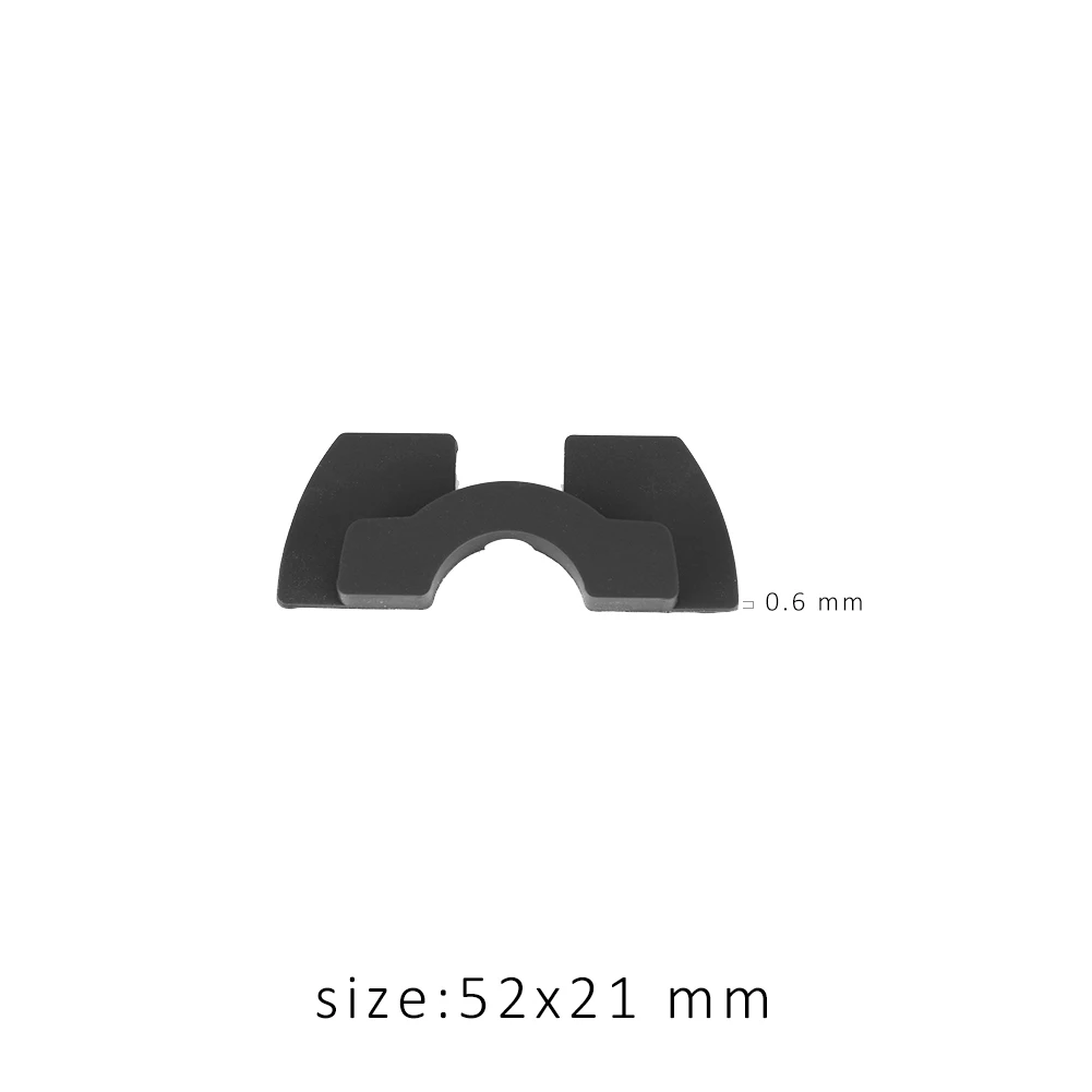 Электрический скутер встряхивание редукторы передняя вилка Вибрация встряхивание колодки полюс Избегайте демпфирования складные демпфирующие подушки для Xiaomi Mijia M365 - Color: 1pcs 0.6mm