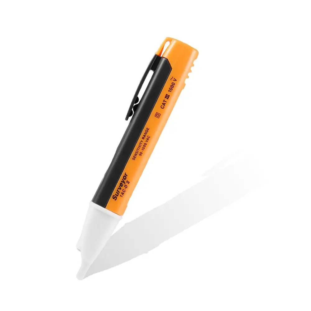 

90-1000V AC Non-Contact Voltage Tester Pen Electric Voltage Detector Sensor Wall Socket Power Outlet Volt Checker LED Indicator