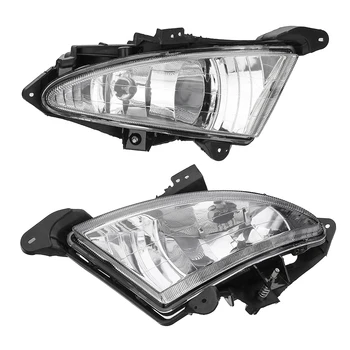 

Hot 1 Pair Daytime Running light Clear Front Fog Lights w/ 881 27W Bulbs for Hyundai Elantra 2007~2011 Car External Light Lamp