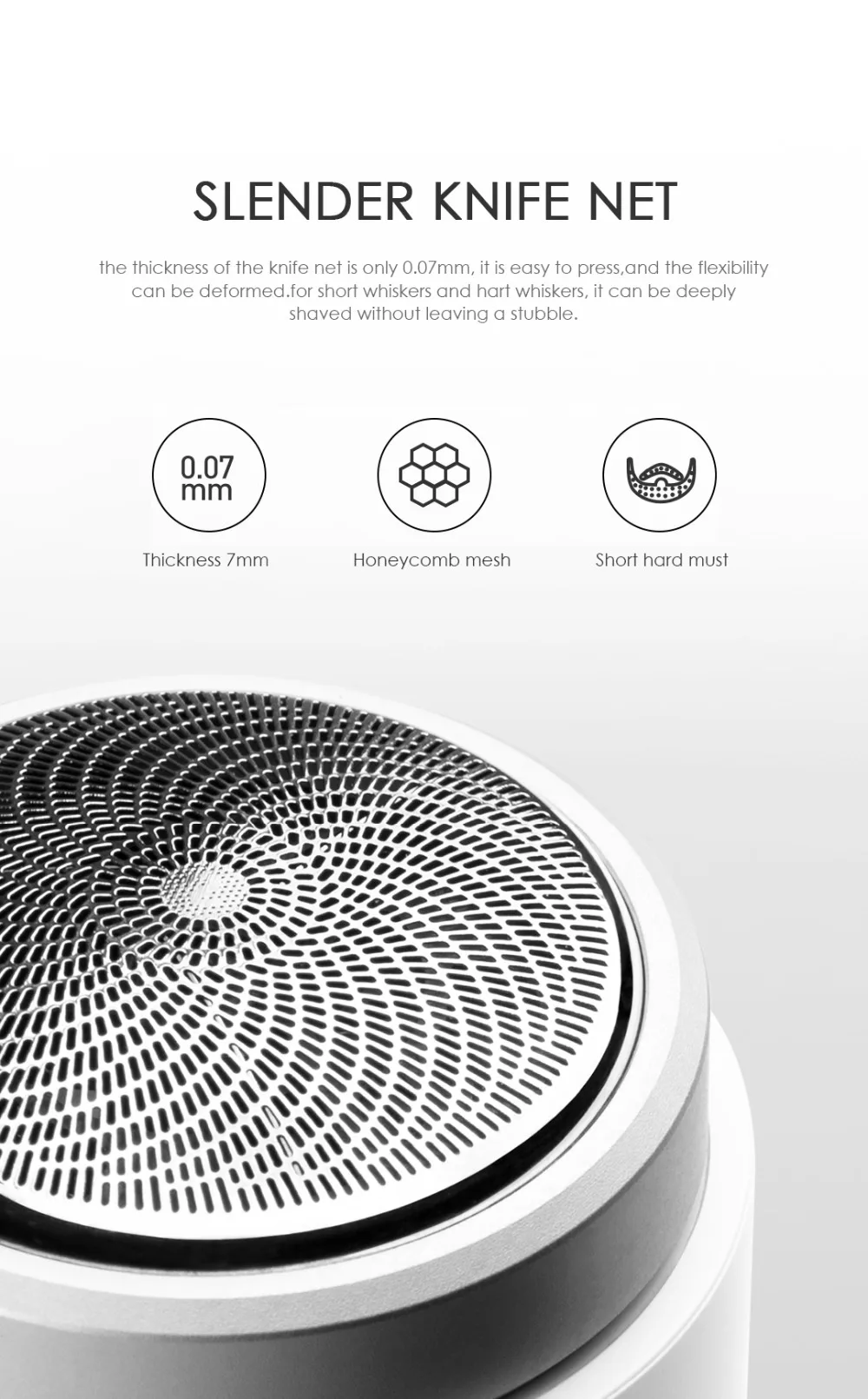 Xiaomi Mijia SO WHITE ED1 мини-электробритва бритва USB перезаряжаемая портативная триммер для бороды моющаяся Мужская сухая влажная бритва