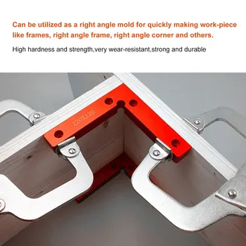 

Right Angle L-Shaped Positioning Ruler 90 Degrees Drill Guide Hole Locator Doweling Hole Tools For DIY Carpenter Tools