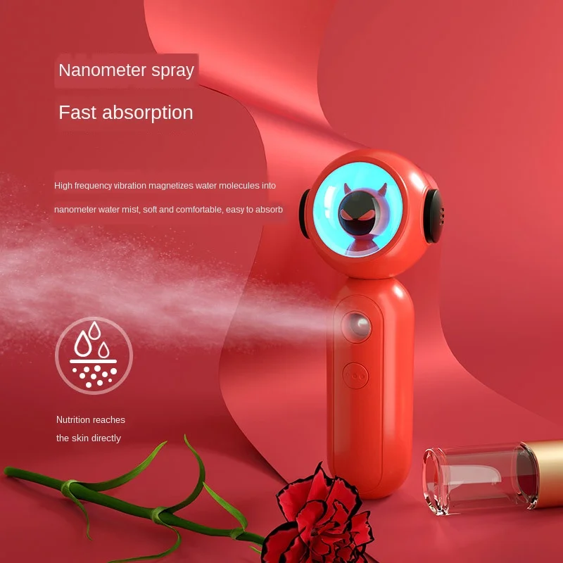

New Creative Space Sprayer Water Replenishing Instrument Rechargeable Portable Humidifier Handheld Nano Facial Vaporizer