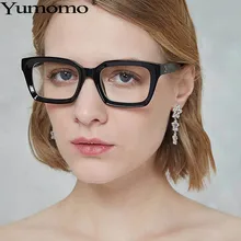 Оправа для очков в стиле ретро для женщин индивидуальный стиль модный художественный черный рисовый гвоздь прозрачные линзы UV400 плоские зеркальные очки женские оптические очки