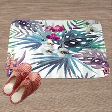 Красивый, красочный, цветочный дверной коврик с травой пол ковер для гостиной полиэстер Коврик противоскользящий дверной коврик украшение дома