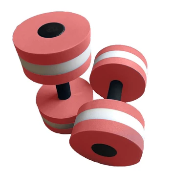 

2pcs EVA Water Aquatics Fitness Dumbbell Swimming Pool Aerobics Exercise Workout Medium Aquatic Barbell Fitness Training