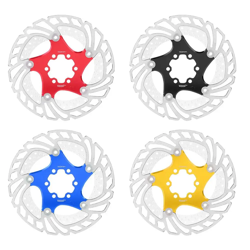 Велосипедный дисковый тормоз велосипедные диски 160 мм 6 болтов плавающий велосипедный тормоз Горный велосипед плавающие дисковые роторы велосипедные части