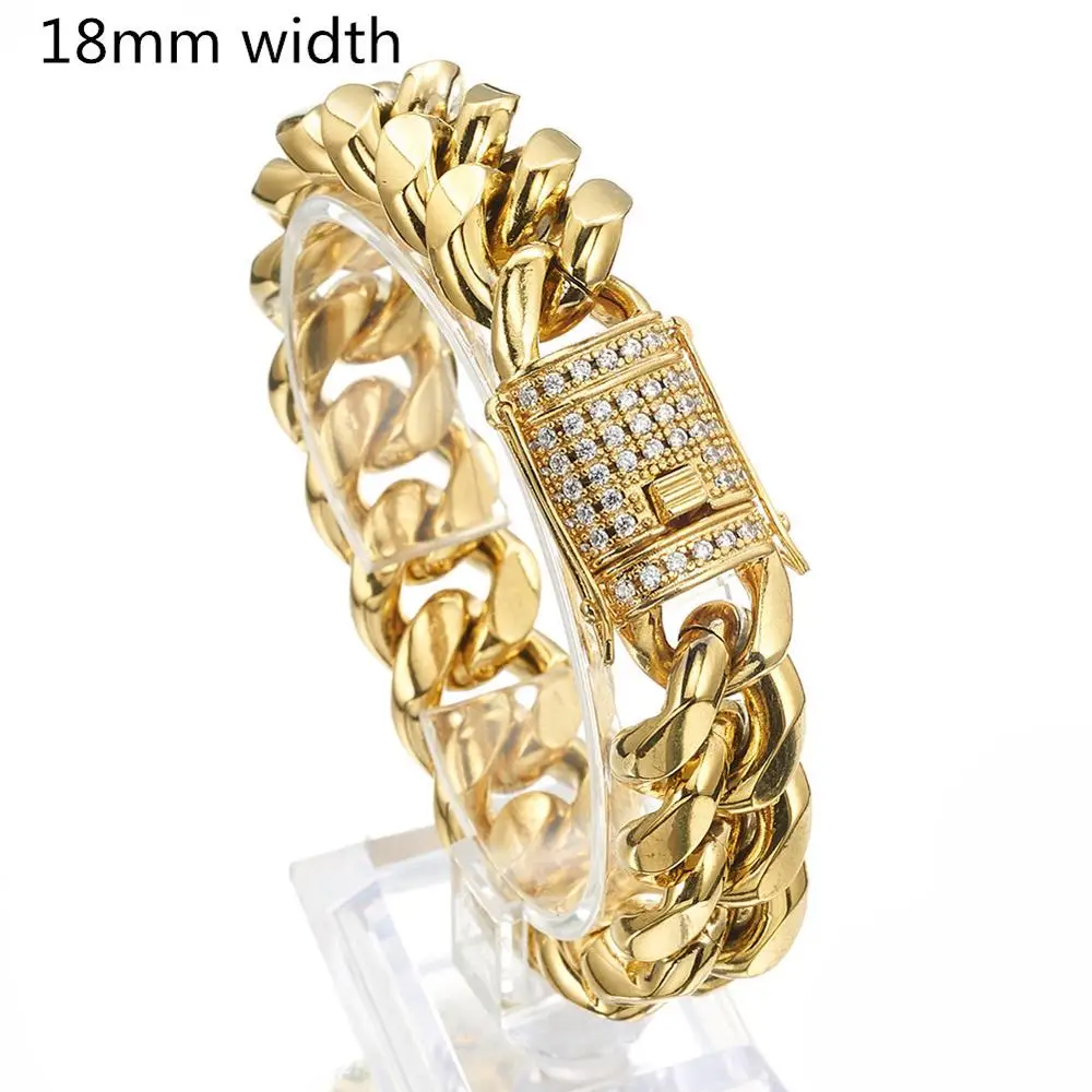 Men Hip hop Iced out bracelet Stainless Steel with Zircon never fade High quality cuban chain bracelets Hiphop jewelry gifts
Men Hip hop Iced out bracelet Stainless Steel with Zircon never fade High quality cuban chain bracelets Hiphop jewelry gifts