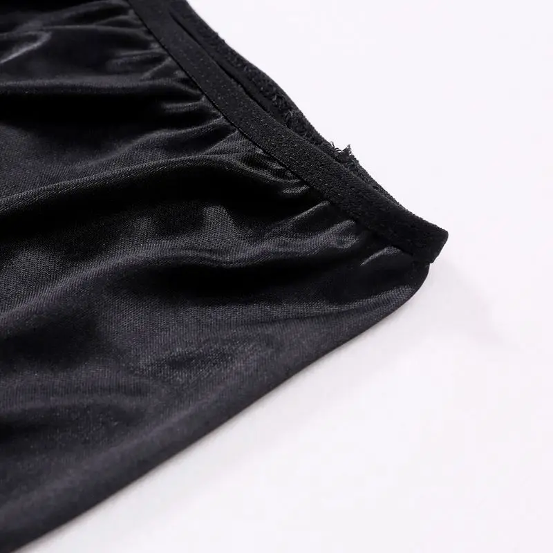Размеры: S/M/L/XL Для женщин Ice Silk наращивание ресниц кружевное платье с v-образным вырезом; в стиле пэчворк Пижама, сексуальное нижнее белье, одежда для сна, одежда для сна, Экзотический набор