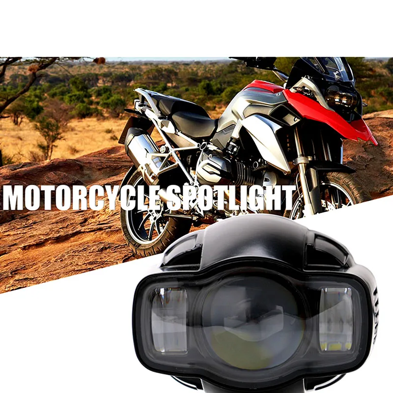 Универсальный мотоциклетный противотуманный фонарь светодиодная фара для