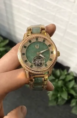Часы наручные jade Мужские автоматические брендовые Роскошные Механические