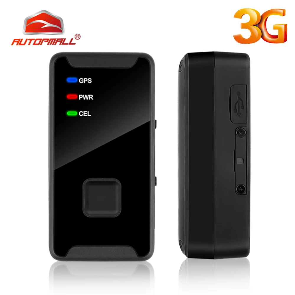 Rechargeable Battery MP66W GPS Portable Tracker 3G Car Track Geo fence Low Battery Alert Speed