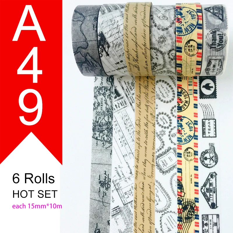 

Free Shipping and Coupon washi tape,Washi tape,watercolor,Sale price,on sale,26 style sets HOT selling Set A39-A61