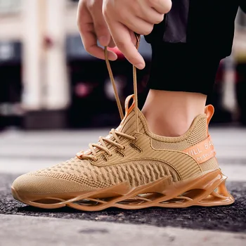 

Men Running Shoes Light Sneakers Comfortable Casual Shoes Breathable Lace Up Wear-resistant Workout Shoes For Men Sport Shoes