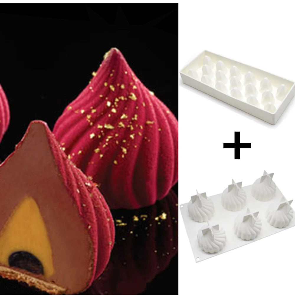 

3D Russian Silicone Mold Combination Sunflowers Mousse mould For Baking Chocolate Pudding Pastry Dessert Mouler Cake Tools