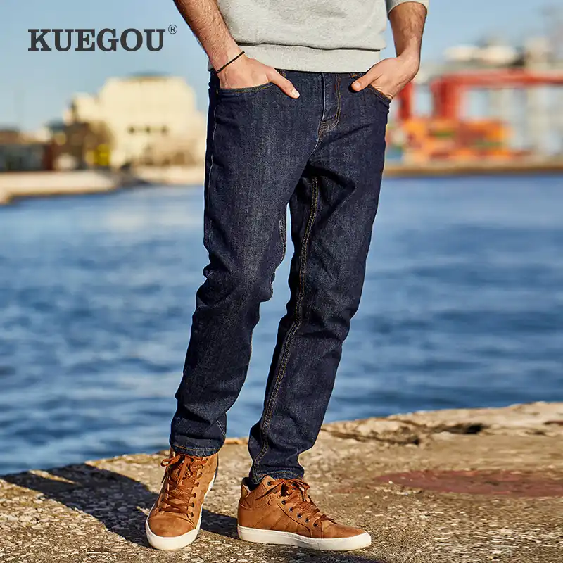 mens jeans with spandex and cotton